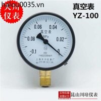 Yz-100 Tianchuan Dụng cụ đo chân không Máy đo áp suất âm Máy đo áp suất chân không-0.1-0MPA Phạm vi toàn bộ