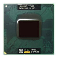 Yzx Core 2 Duo T7600 sl9sd Bộ xử lý CPU hai sợi lõi kép 2.3 GHz 4M 34W ổ cắm M/mpga478mt: