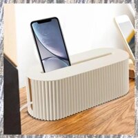 [Z F L U] Hộp sắp xếp dây Hộp sắp xếp dây cáp để ẩn & che giấu dải điện Bàn làm việc gia đình Hộp ổ cắm quản lý cáp