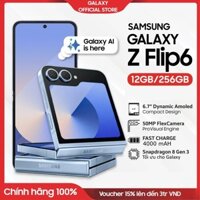 Z FLIP 6 - Điện thoại Samsung Galaxy Z Flip6 5G 12/256GB pin lớn nhất, Flexcam 50MP - Chính hãng