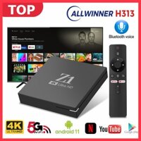 Z1 ATV TV Box Android 10 Allwinner H313 Support 4K AV1 2.4&5G Wifi BT with Google Voice Remote 2GB RAM 16GB ROM Smart TV Box