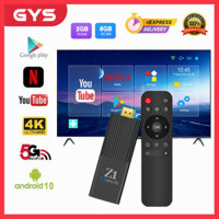Z1 DONGLE TV Stick 4K tích hợp Chromecast Android 10.0 M98 5G WiFi Điều khiển Bluetooth Thiết bị phát trực tuyến Điều khiển từ xa Wi-Fi cho tất cả các TV