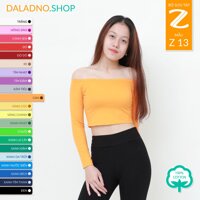 Z_13 Crop top tay dài 20+ màu Daladno