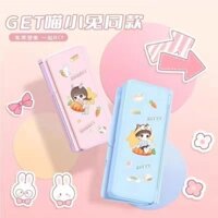 Z58c Meow Thỏ Có Thể Gập Lại Đọc Sách Kệ Sách Hộp Văn Phòng Phẩm Bé Trai Bé Gái Hộp Đựng Bút Chì Để Bàn Đọc Sách Giá Đỡ Bút Chì Dễ Thương