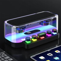 Z6 5W bluetooth Speaker Portable Speaker HiFi Stereo Surround Sound Subwoofer RGB Light 1200mAh Mechanical Keyboard Touc