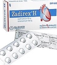 Zadirex H FTC H/30 viên (Losartan 50 mg)