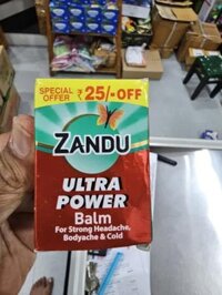 Zandu Balm ultra power 25ml - 8ml
