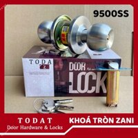 [ZANI nâu thường] Ổ Khoá Tay Nắm Tròn ZANI 9500ss hộp nâu thường, cò ngắn/ cò dài