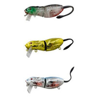 ZANLURE 1PC 16CM 45g 3D Eyes Mice Rat Shape Lure Artificial Fishing Bait With 2 Hooks Fishing Tackle