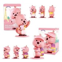 Zanmang Loopy Ruby mù hộp làm bằng tay đồ chơi búp bê Kawaii Màu Hồng ít Hải Ly Máy tính để bàn trang trí chữa bệnh trang trí như một món quà sinh nhật cho bạn gái