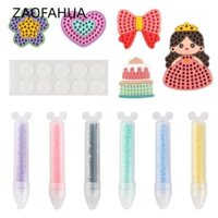 Zaofahua 1 / bộ Câu đố ghép hình, Trò chơi xếp hình ống thử nghiệm DIY, Trò chơi giải nén bút hạt chấm nhựa sáng tạo dành cho trẻ em