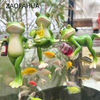 Zaofahua Ếch Đồ Trang Trí, Treo Chậu Hoa Cạnh Nhựa Thủy Tinh Bể Cá Mặt Dây Chuyền, Bán Chạy Để Bàn Các Bức Tượng Nhỏ Thủ Công Treo Trang Trí Mô Phỏng Động Vật Trang Trí