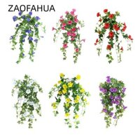 Zaofahua Hoa Nhân Tạo Morning Glory Vine, 12 Nĩa 23 Đầu Nhiều Màu Sắc Sống Động Như Thật Sáng Vinh Quang Cây Nho, Phụ Kiện DIY Morning Glory Mô Phỏng Lá Cây Xanh Lá Ủng Hộ Đám Cưới