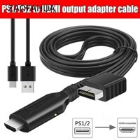 Zaofahua PS2 Sang HDMI Adapter Màn Hình Hiển Thị Cáp HDMI HD Chuyển Đổi PS2 / PS1 Sang HDMI