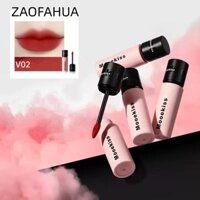 Zaofahua Velvet Matte Lipstick, Son môi mờ chống thấm nước màu hạt dẻ, Cốc chống dính lâu trôi Matte Lip Glaze Thu Đông