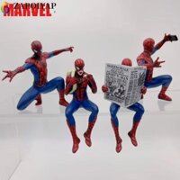 Zapoiyap 4 Cái / bộ Người Nhện Đồ Chơi Sưu Tập Ba Lô Tượng Quà Sinh Nhật