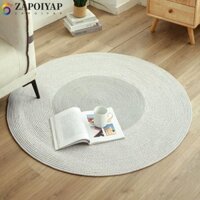 Zapoiyap Cotton Dây Dệt Thảm Chống Trơn Trượt Phòng Ngủ Mềm Mại
