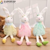Zappoiyap Chân Dài Búp Bê Thỏ Handmade Ngộ nghĩnh Tiệc Ngày Lễ Quà Tặng