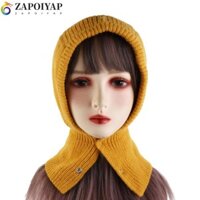 Zappoiyap Mũ Dệt Kim Nữ Nam Khăn Bảo Vệ Tai Mũ Trùm Đầu Skullies Nữ Mũ Mùa Đông