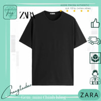Zara Auth Áo thun nam đen trắng size S M