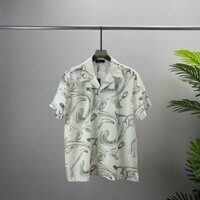 ZARA Short Sleeve Shirt 3D Men's and Women's Printed Cardigan with Letters