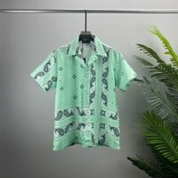 ZARA Short Sleeve Shirt over Printed Letters3D Printed Pattern Men's and Women's Same Style Top in Stock Cardigan