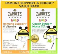 Zarbee's Set 2 Chai Tăng Sức Đề Kháng Cho Bé + Thuốc Ho Tiêu Đờm Cho bé