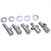 [Zdd] Van tam giác nước nóng lạnh 20mm 1 / 2 Van chặn nước 4 điểm Lưu vực van Chậu rau Nhà vệ sinh Công tắc máy nước nóng điện năng lượng mặt trời Tám xương V