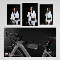 ZDK S9 Túi Xe Đạp Thể Thao Đa Năng, Túi Gắn Sườn Xe Đạp Kiêm Túi Đeo Chéo Thời Trang, Tiện Dụng