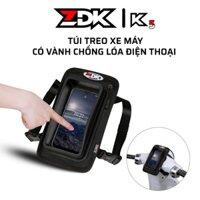 ZDKK5 Túi mini Treo Đầu Xe Máy Xem Điện Thoại, Phiên Bản Cao Cấp Có Vành Che Giảm Chói Nắng Màn Hình