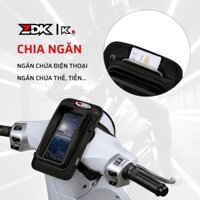 ZDKK5 Túi mini Treo Đầu Xe Máy Xem Điện Thoại, Phiên Bản Cao Cấp Có Vành Che Giảm Chói Nắng Màn Hình