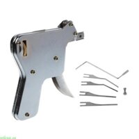 Zebeaavn Bộ công cụ sửa chữa khóa thủ công Dụng cụ mở khóa + Cờ lê căng thẳng + Lưỡi dao
