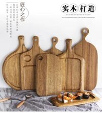 Zebrano tấm pallet gỗ bánh nhà hàng tấm bánh pizza Nhật rang pallet gỗ trái gỗ thớt Khay gỗ
