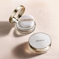 ZEESEA Leather Face Powder Finishing Powder Women's Velvet Soft Mist Oil Control Matte Smear-Proof Makeup Powder QCEC