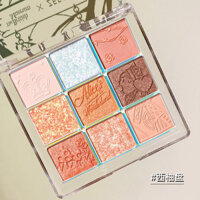 Zeesea ZEESEA Dreamy Alice Chín Màu Phấn Mắt Nữ Trái Đất Giá Rẻ Ngọc Trai Siêu Nóng Bảng Phấn Mắt 1.3
