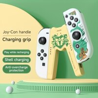 Zelda tears of the kingdom tay cầm sạc nhanh cho nintendo switch & switch oled joycon controller charger dock station ns gamepad stand holde