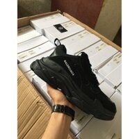 [ZENA20 giảm 20k] Giày Sneaker Nam Nữ Balen Triple S đen (fullbox+freeship) Cam kết chính hãng