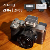 Zeniko ZF04 / ZF08 Mini Retro Flash Đa Năng Trên Máy Ảnh Hot Shoe Flash Light cho Ricoh GR3, Fuji XM5, Sony ZVE10, Nikon ZFC, Canon