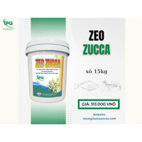 Zeo Zucca Vi Sinh - Xô 15kg  XỬ LÝ MÔI TRƯỜNG - GIẢI PHÓNG KHÍ ĐỘC TRONG AO