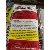 ZEOLITE – ZEO Hạt Dằn Đáy Ao Hấp Thụ Khí Độc 20kg/bao