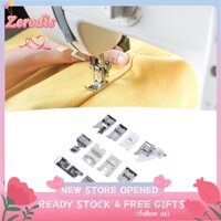 Zerodis Bộ dụng cụ đặt bàn chân cho máy may cho máy may với các loại đường khâu và vật liệu nhựa khác nhau
