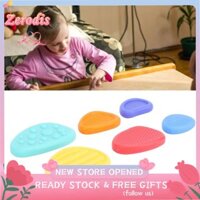 Zerodis Đá cảm giác silicon yên tĩnh trẻ em di động 6 chiếc cho bé trai