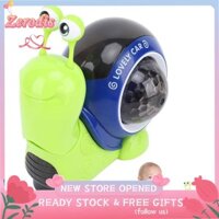 Zerodis Đồ chơi ốc sên em bé dễ thương pin dễ thương được chiếu sáng động vật điện tử hiện đại