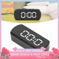 Zerodis Đồng hồ báo thức LED kỹ thuật số Nhiệt độ báo lại 12 Đồng hồ để bàn điện tử 24Hr