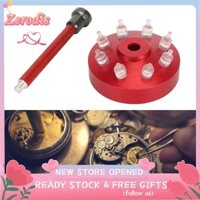 Zerodis Đồng Hồ Đeo Tay Cài Đặt Máy Ép Dụng Cụ Đẩy Với 8 Phụ Kiện Thép Không Gỉ HAO