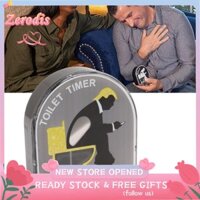 Zerodis Đồng hồ hẹn giờ cát vệ sinh Hoa văn rõ ràng Loại đồng hồ cát Phòng tắm 5 phút Kích thước nhỏ gọn để tập ngồi bô cho trẻ em