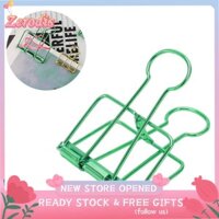 Zerodis Mini Binder Clips Vật liệu kim loại Quà tặng Kẹp mạnh cho tài liệu