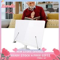 Zerodis Người giữ đọc 360 độ xoay đứng trang trí có thể gập lại cho người cao tuổi