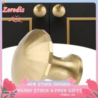 Zerodis Núm cửa tủ quần áo vàng kéo ngăn kéo phần cứng núm tròn cho phòng tắm