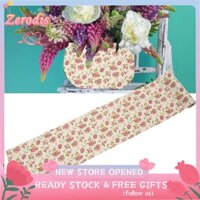 Zerodis Shanrya Vải Bố Ruy Băng 28Cm Chiều Rộng Đẹp Thực Tế Chất Liệu Đay In Hoa In Hoa Hồng Để Trang Trí Bánh Cưới Thủ Công DIY